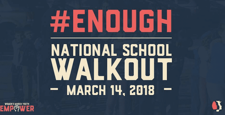 National School Walkout (courtesy facebook.com)