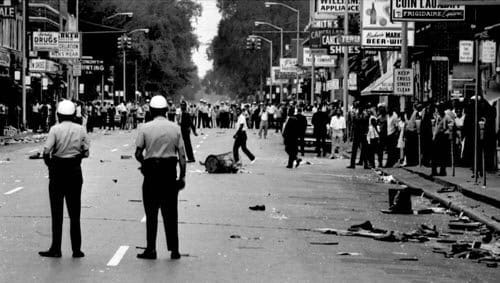 1967 Detroit race riot (courtesy blackpast.org)