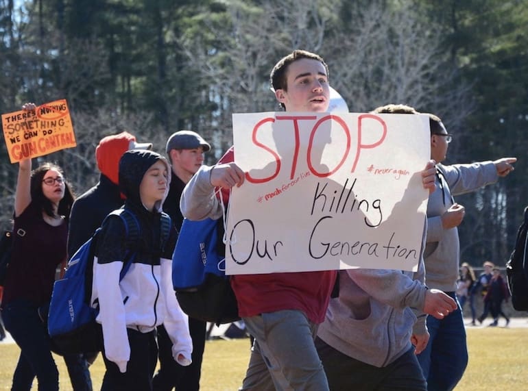 Student protest (courtesy ABC News)