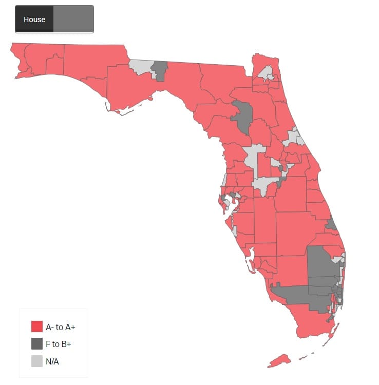 florida house nra rating map - The Truth About Guns