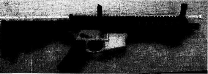 Illegal 3-D short-barrel rifle