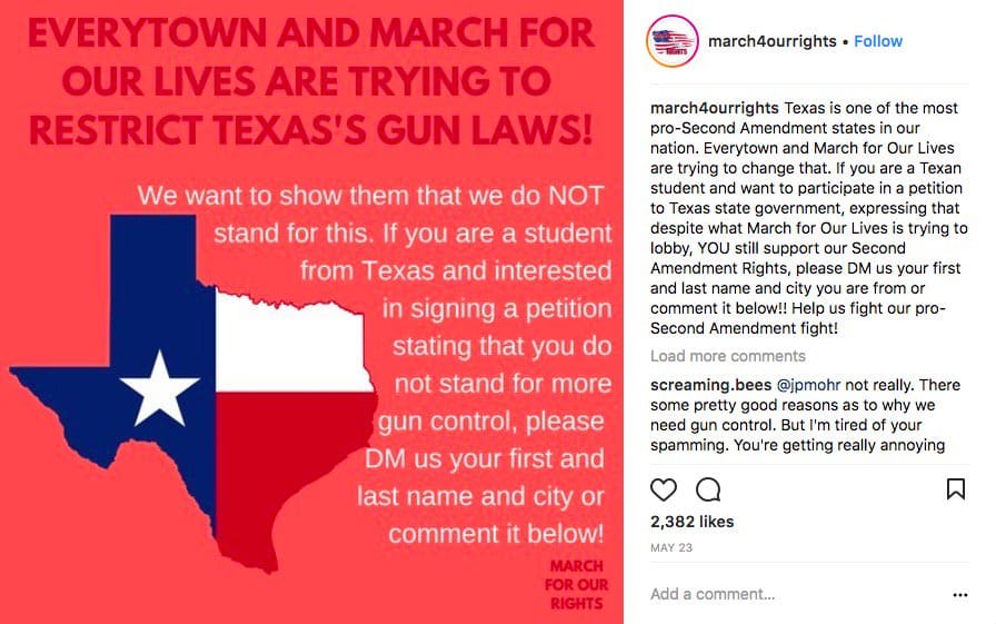 March For Our Rights Parkland Kids Texas 
