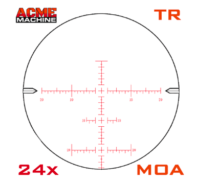 ACME Machine 6-24x50mm FFP TR Scope