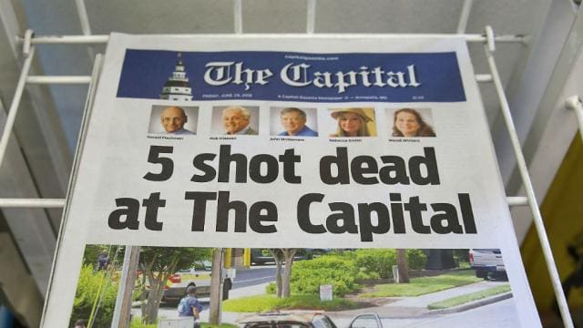 Capital Gazette Shooting Five Dead