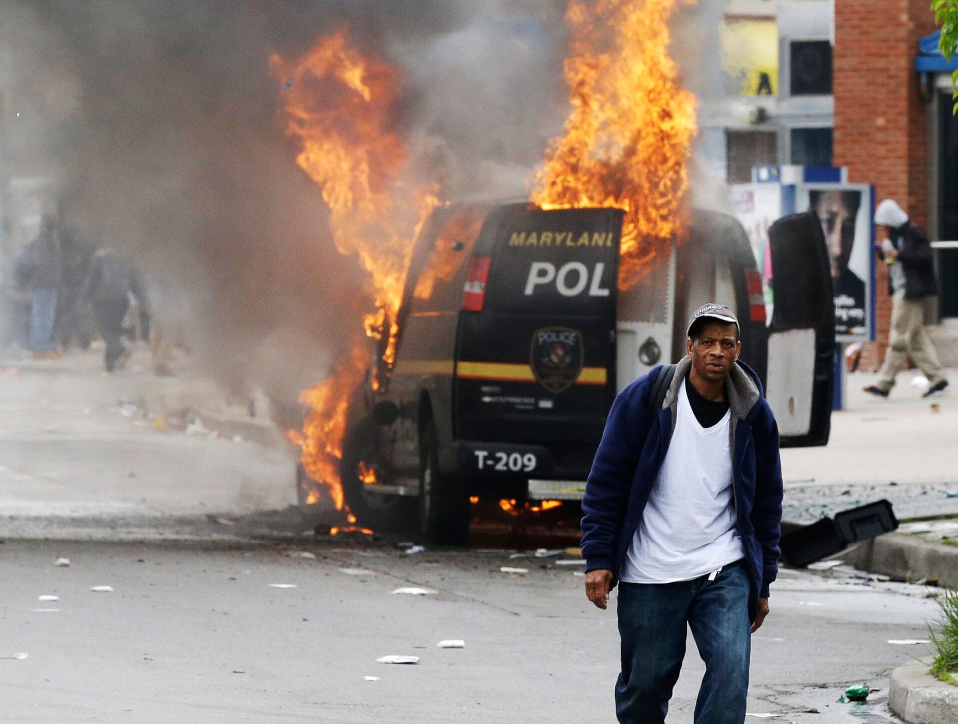 Baltimore war Zone Cops police arrest behavior riot crime