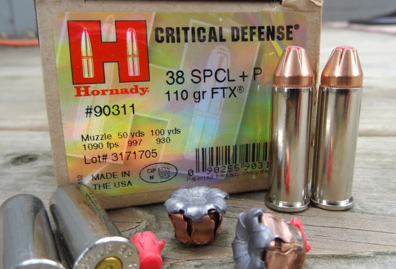 Ammo Review: Hornady Critical Defense 110gr FTX .38 Special +P Ballistic Te...