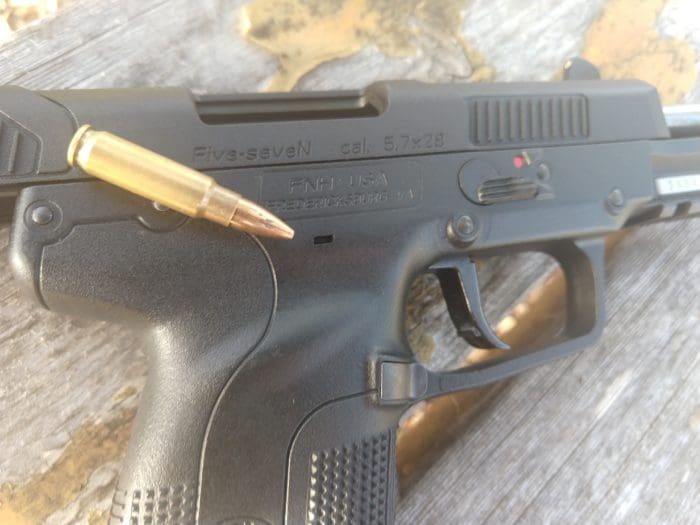 FN FiveseveN 5.7X28 round (image courtesy JWT for thetruthaboutguns.com)