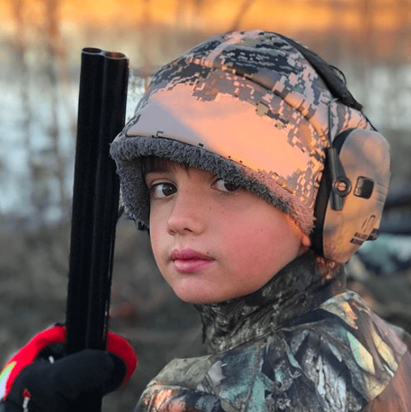 Donald Trump Jr. son gun duck hunting