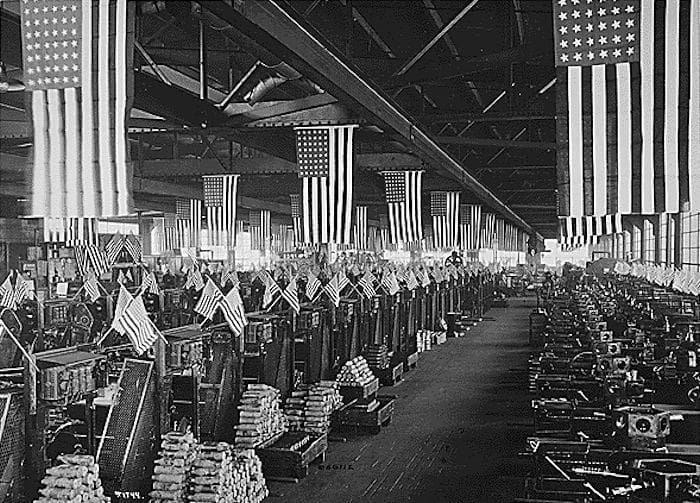 WWI arms production arsenal of democracy