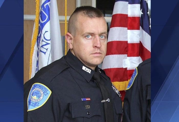 weymouth police officer shot Michael Chesna