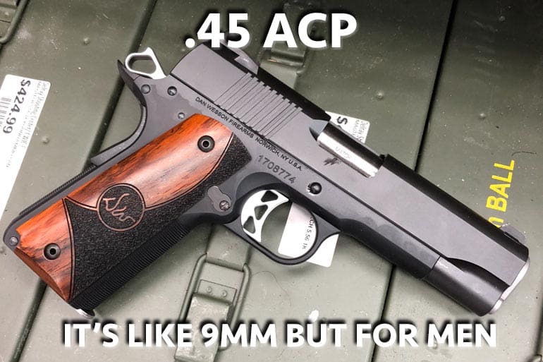 45 vs 9mm meme