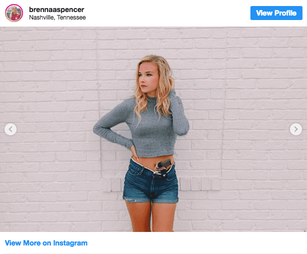 Brenna Spencer Open Carry Instagram
