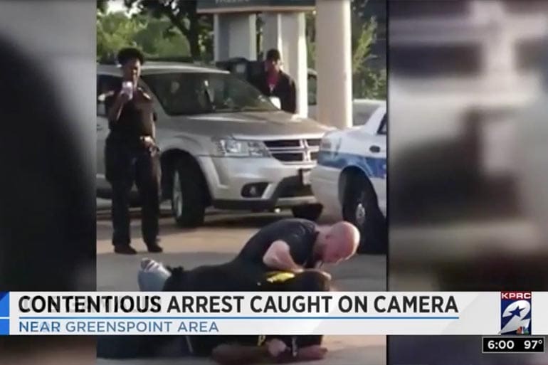 Security Guard Fired Arrest Houston Phone Filmed