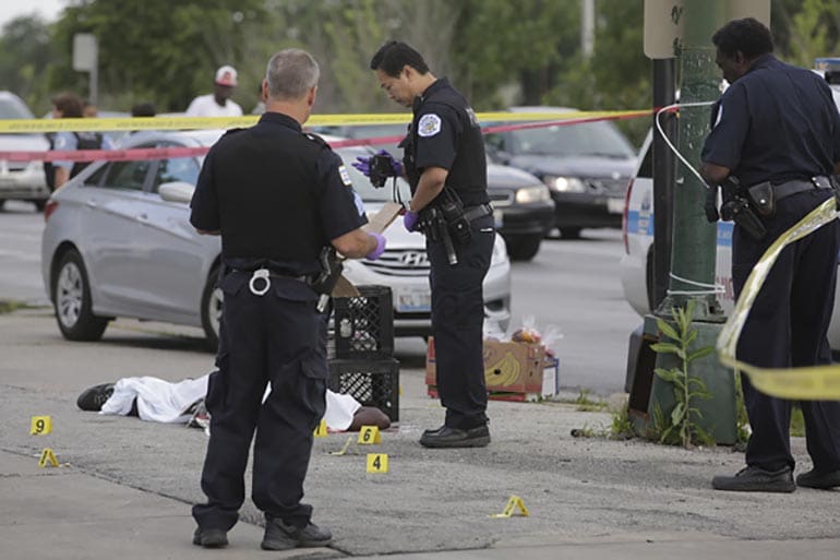 Chicago shootings gun violence murder rate Rahm Emanuel