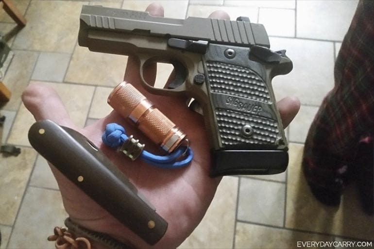 SIG P938 EDC everyday carry concealed 9mm