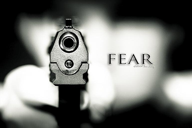 The right to be afraid guns