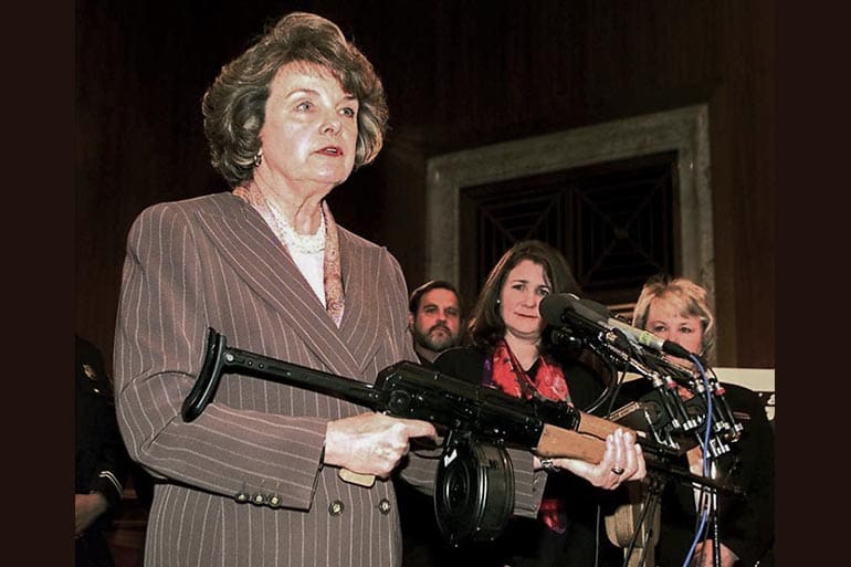 Diane Feinstein Assault Weapons Ban Gun Control