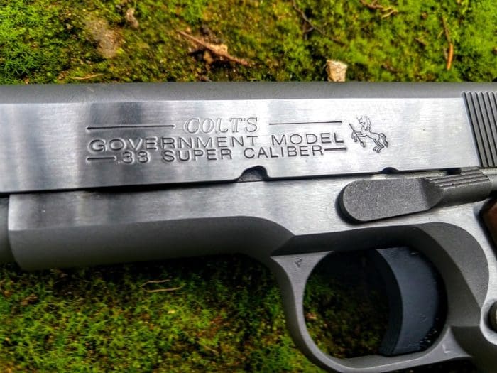 Colt Government 38 Super caliber marking (image courtesy JWT for thetruthaboutguns.com)