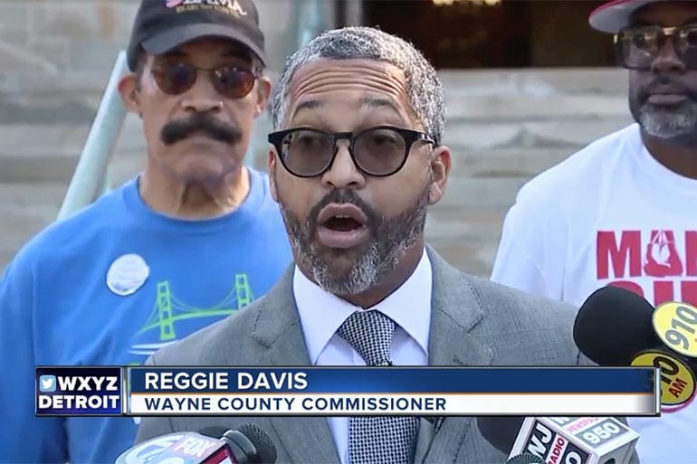 Wayne County Commissioner Reggie Davis Bullet Bill mental health check ammunition