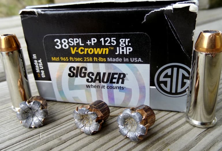 SIG SAUER .38 Special 125gr V-Crown +P Review