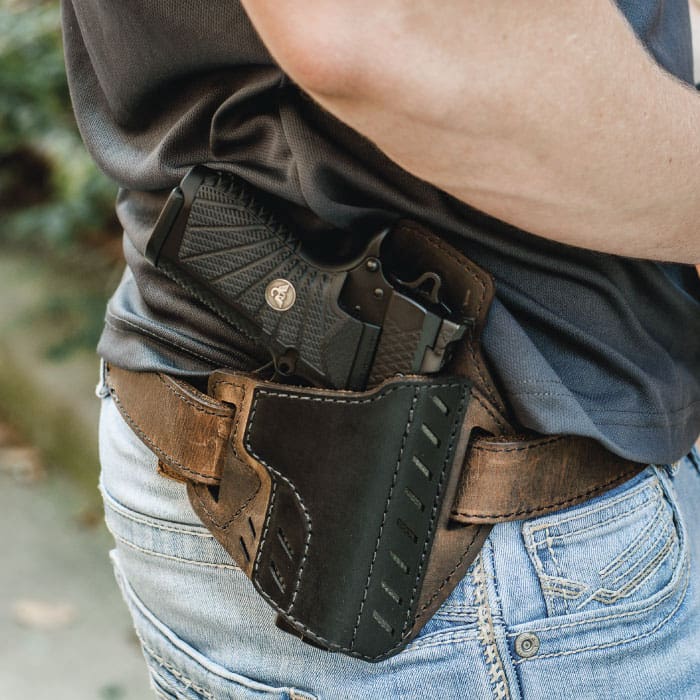 Versacarry's New Decree Line of Buffalo Hide Reinforced OWB Holsters