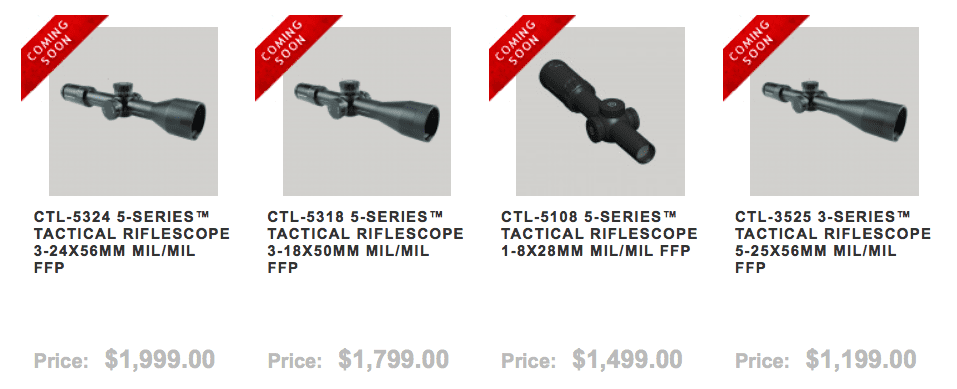 Crimson Trace Announces New Line of Riflescopes