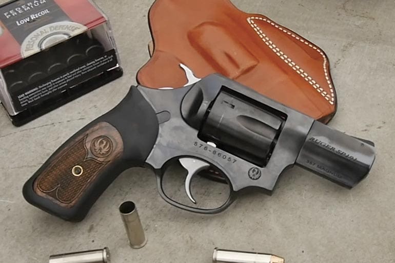 Ruger SP101 revolver Blued Alloy Stainless