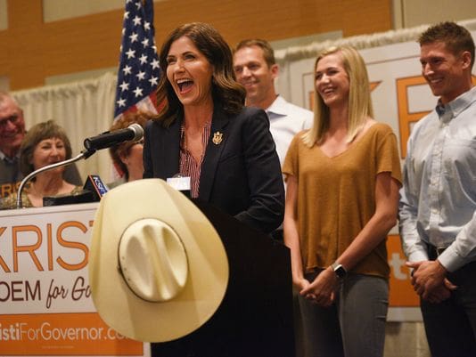Constitutional Carry Laws In the Works for Texas, South Dakota Governor-Elect Kristi Noem