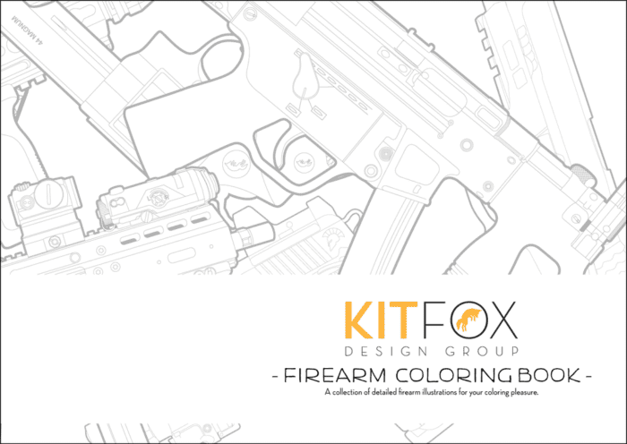 Kitfox firearm coloring book