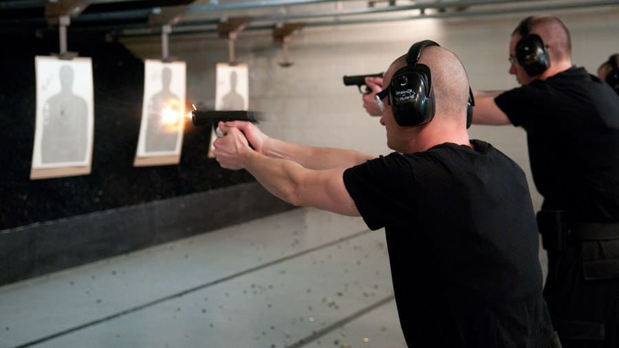 firearms training shooting range indoor