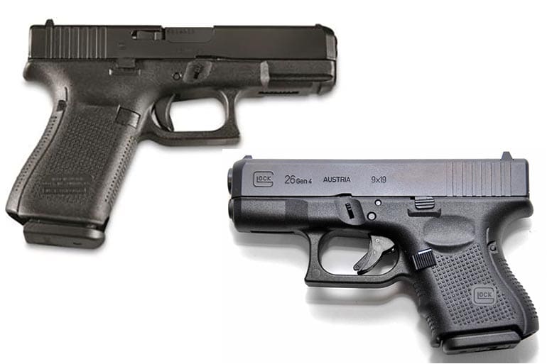 Glock 19 vs Glock 26 concealed carry