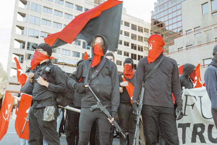 Antifa Brings AR-15s To Seattle Counter Pro-Constitution Rally