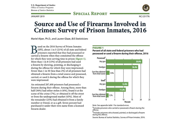 guns and criminals sources and uses