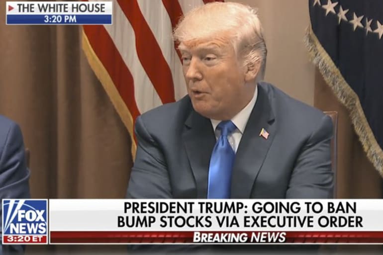 Trump bump stock ban