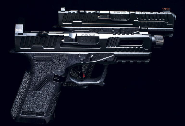 Faxon Firearms 9mm FX-19 Patriot and Hellfire Pistols