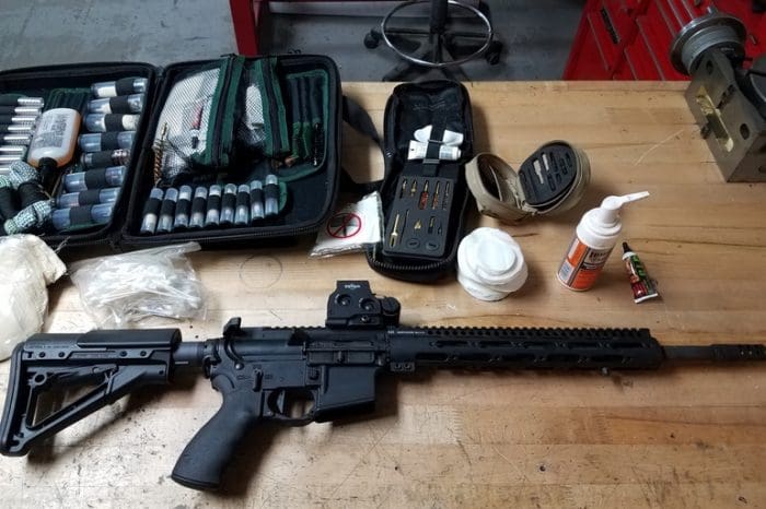 Gun Cleaning Mat Rifle Build AR Gun Maintenance Gunsmithing Tools Cleaning