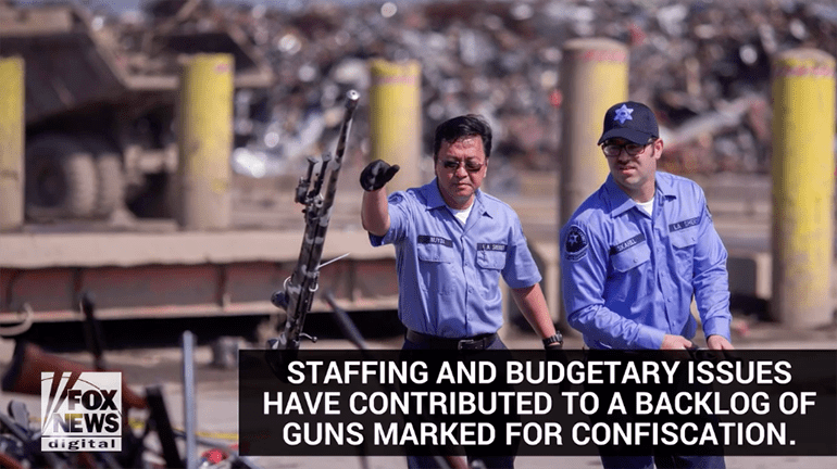 California Can't Confiscate Guns Fast Enough, Backlog Continues to Grow