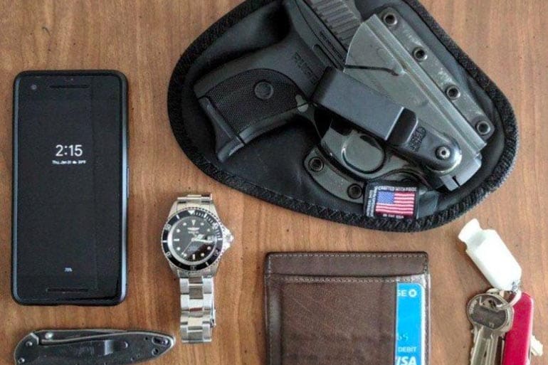 Everyday Carry EDC Ruger LC9 N82 Tactical holster