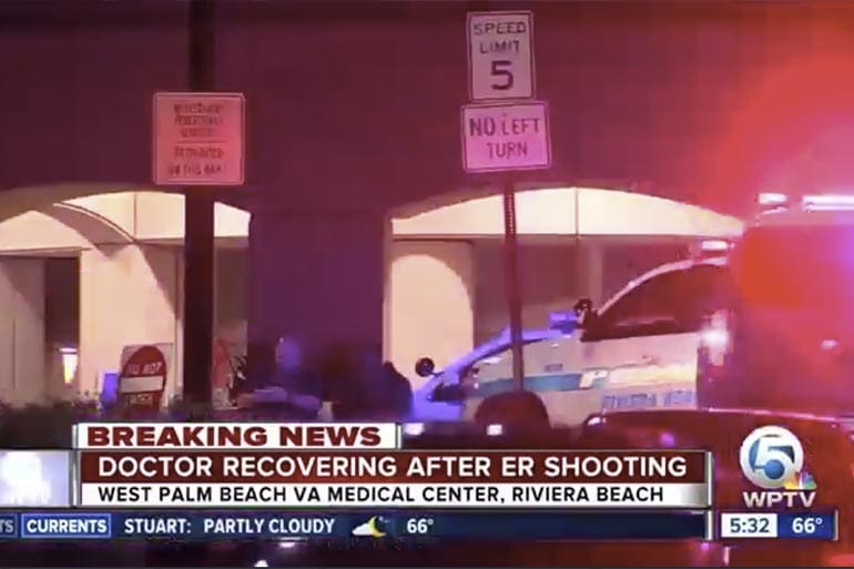 Florida VA hospital doctor shot gun-free zone