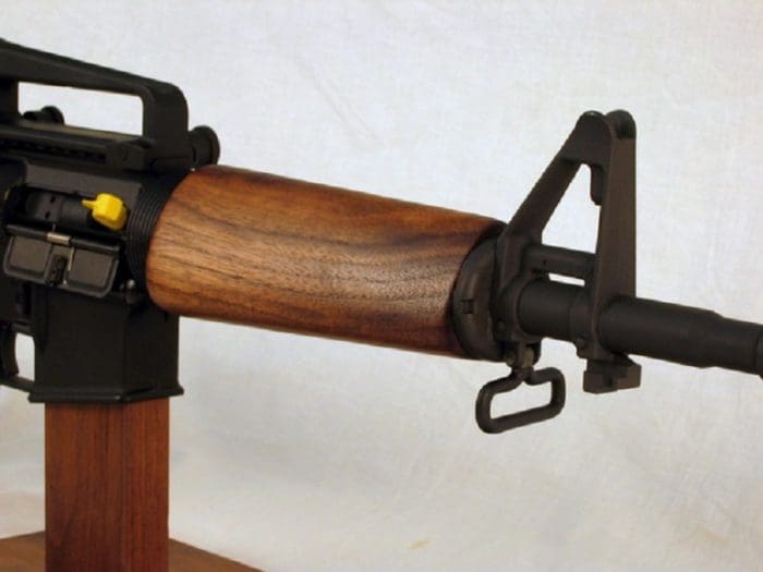 Wood carbine foregrip (image courtesy blackgunswood.com)