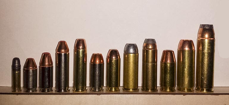handgun calibers bullets cartridges