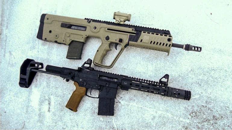 Booth Civilize apparatus first bullpup rifle 