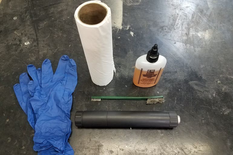 cleaning a suppressor
