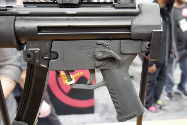 The Magpul SL Grip Module fits MP5s as well as HK 91/93/94. 