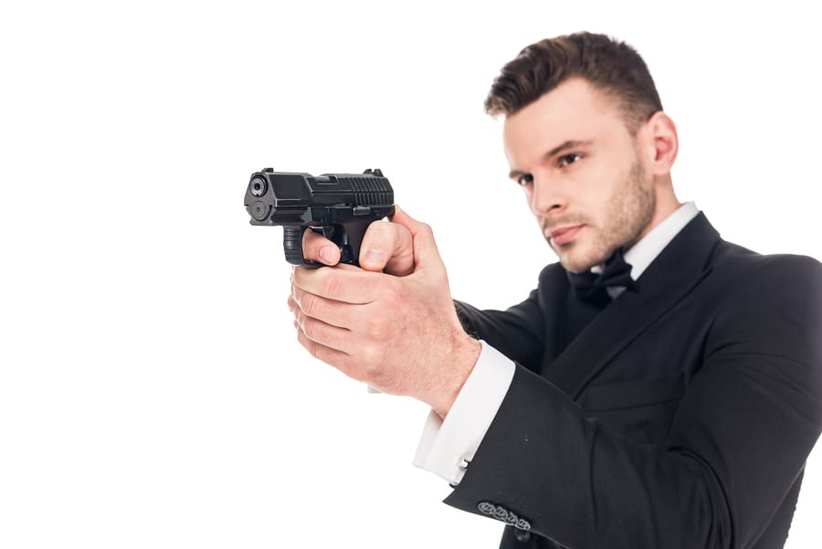 incorrect pistol handgun grip