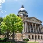 Illinois State Capital Building In Springfield, Illinois