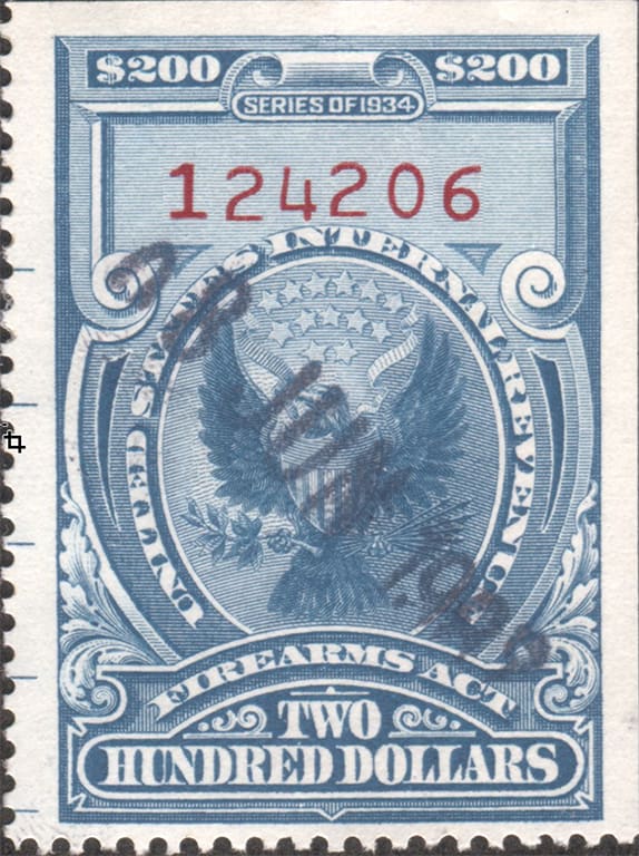 tax stamp detail