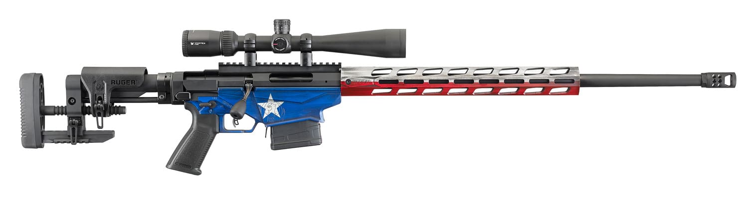 Ruger Precision Rifle texas flag