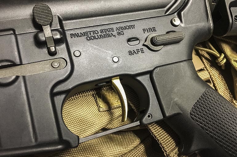 ar15 trigger AR-15 safe fire