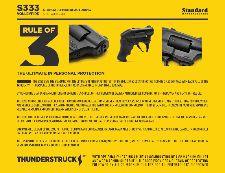 Standard Manufacturing s333 thunderstruck